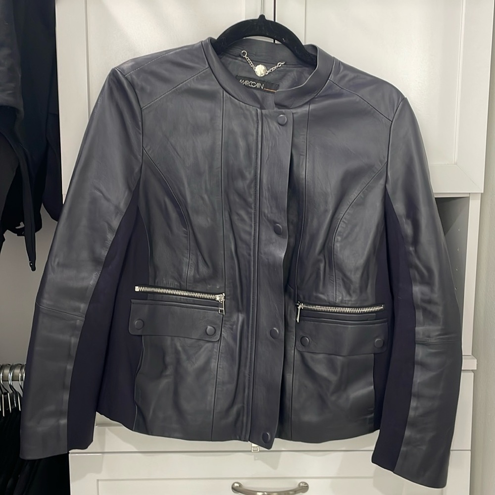 Marc Cain Leather Jacket